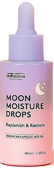 Gesichtsöl für die Nacht - Delhicious Moon Moisture Drops Face Oil  — Bild N1