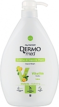 Handcremeseife "Limette" - Dermomed Vitality Lime Hand Wash — Bild N1