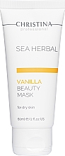 Düfte, Parfümerie und Kosmetik Schönheitsmaske Vanille für trockene Haut - Christina Sea Herbal Beauty Mask Vanilla