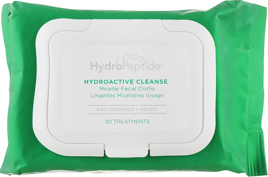 Micellar-Gesichtstücher - HydroPeptide HydroActive Cleanse Packet — Bild N1