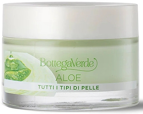 Gesichtscreme mit Bio-Aloe-Vera-Saft  - Bottega Verde Aloe 24H Face Cream — Bild N1