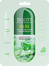Düfte, Parfümerie und Kosmetik Tuchmaske mit Aloe-Vera-Extrakt - Jigott Aloe Real Ampoule Mask