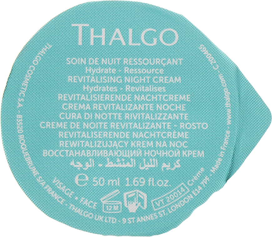 Revitalisierende Nachtcreme - Thalgo Source Marine Revitalising Night Cream (Refill)  — Bild N1