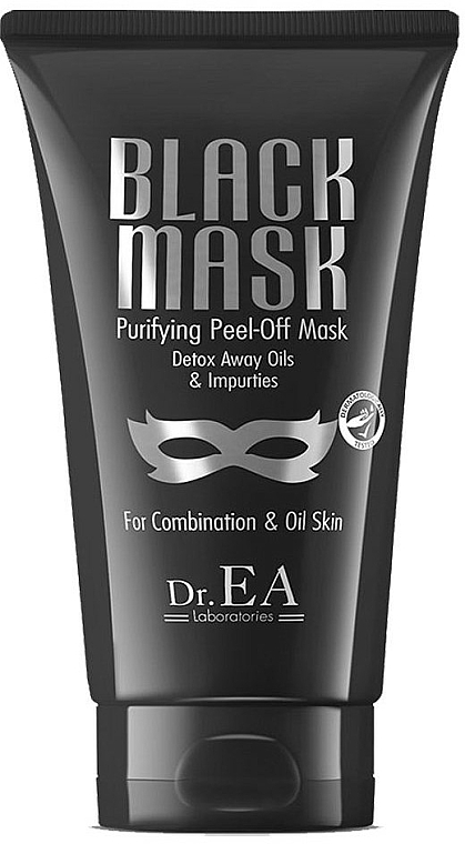 Reinigende Peel-Off Gesichtsmaske für fettige und Mischhaut - Dr.EA Black Mask — Bild N1