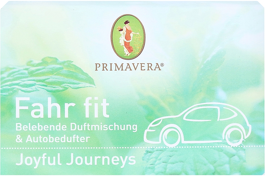 Duftset - Primavera Car Fragrance Gift Set Drive Cool (Duftöl 5ml + Lufterfrischer + Zubehör) — Bild N2