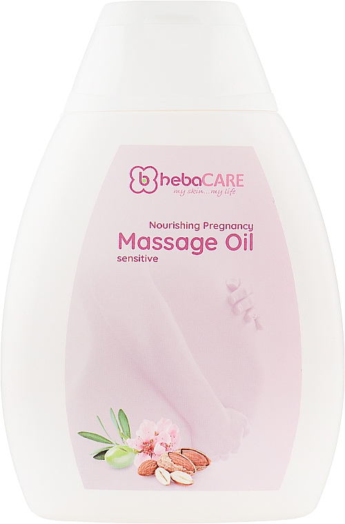 Massageöl gegen Dehnungsstreifen - HebaCARE Nourishing Pregnancy Sensitive Massage Oil — Bild N1