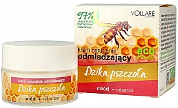 Düfte, Parfümerie und Kosmetik Natürliche verjüngende Gesichtscreme mit Honig und Rha­bar­ber - Vollare