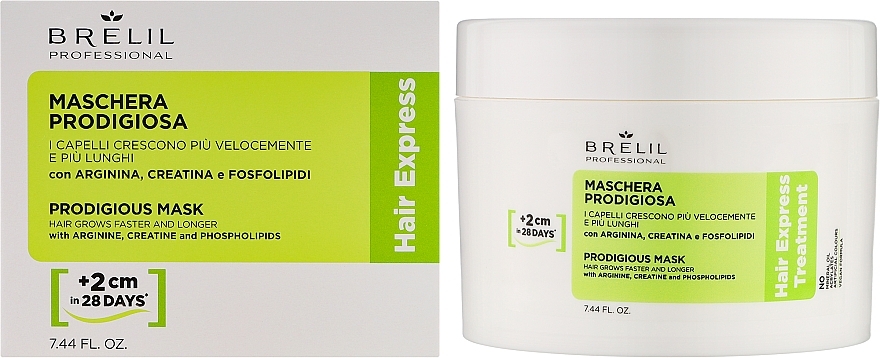 Brelil Hair Express Treatment Prodigious Mask - Intensive Maske für Haarwachstum — Bild N2