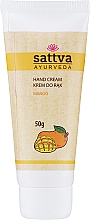 Düfte, Parfümerie und Kosmetik Handcreme mit Mango - Sattva Ayurveda Hand Cream Mango