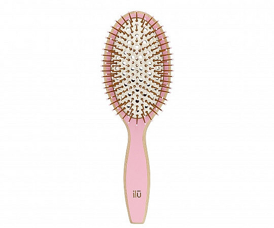 Bambus Haarbürste Pink Flamingo - Ilu Bamboo Hair Brush — Bild N1
