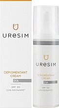 Düfte, Parfümerie und Kosmetik Depigmentierende Tagescreme mit Lichtschutzfaktor 20 - Uresim Depigmenting Day Cream with SPF30 