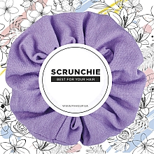 Scrunchie-Haargummi lila Knit Classic - MAKEUP Hair Accessories — Bild N1