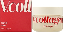 Anti-Aging-Creme mit Kollagen für das Gesicht - Manyo V.collagen Heart Fit Cream  — Bild N2