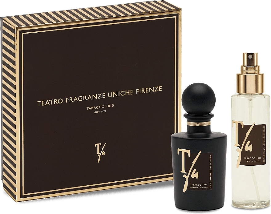 Set - Teatro Fragranze Uniche Tabacco 1815 (diff/100ml + spray/100ml) — Bild N1