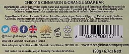 Seife Zimt und Orange - The English Soap Company Vintage Collection Cinnamon & Orange Soap — Bild N2