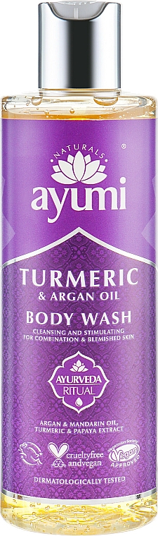 Duschgel mit Kurkuma und Arganöl - Ayumi Turmeric & Argan Oil Body Wash — Bild N1