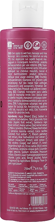 Feuchtigkeitsspendendes Shampoo für lockiges Haar - MaterNatura Green Apple Moisturising Shampoo — Bild N2