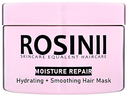 Düfte, Parfümerie und Kosmetik Feuchtigkeitsspendende Glättungsmaske für das Haar - Rosinii Moisture Repair Hydrating + Smoothing Hair Mask