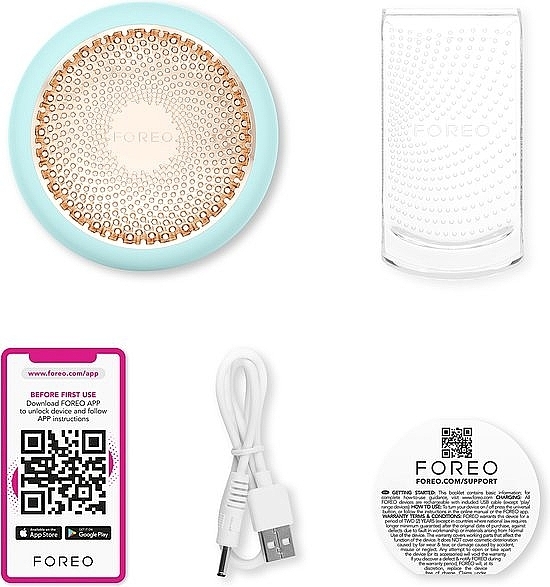 Gerät zur Verjüngung und Feuchtigkeitszufuhr - Foreo UFO 3 Deep Hydration Face Device Arctic Blue — Bild N4