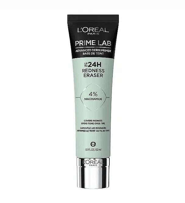 Gesichtsprimer - L'Oreal Prime Lab 24H Redness Eraser — Bild N1