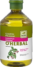 Düfte, Parfümerie und Kosmetik Shampoo mit Himbeerextrakt für glatte und glänzende Haare - O'Herbal Smoothing Shampoo