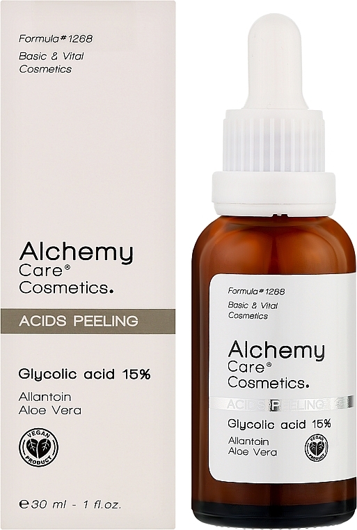 Nachtserum mit 15% Glykolsäure - Alchemy Acids Peeling Glycolic Acid 15% — Bild N2