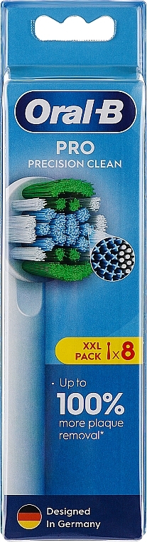 Austauschbare Zahnbürstenköpfe für elektrische Zahnbürste 8 St. - Oral-B Pro Precision Clean — Bild N1