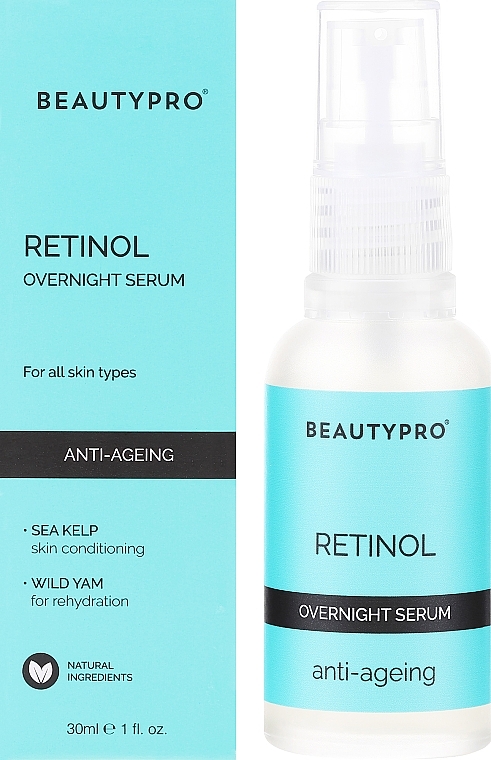 Gesichtsserum mit Retinol für die Nacht - BeautyPro Overnight Serum Ocean Retinol 1% — Bild N2