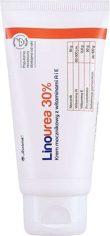 Körpercreme - Ziololek Linourea 30% Body Cream Vitamin A+E — Bild N1