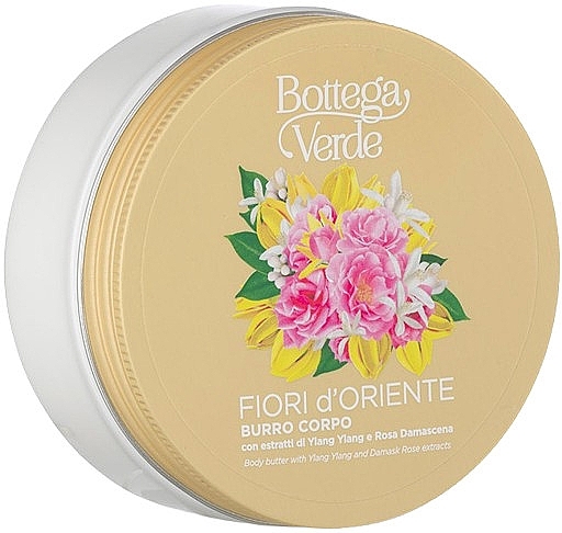 Körperbutter mit Ylang-Ylang und Damaszener Rose - Bottega Verde Body Butter Fiori D’Oriente — Bild N1