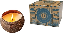 Aromakerze Vanille - Himalaya dal 1989 Handmade Vegetable Candle In A Coconut Shell — Bild N1