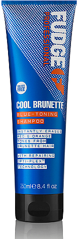 Blaues Shampoo gegen Rot- und Orangetöne für farbbehandeltes brünettes Haar - Fudge Cool Brunette Blue-toning Shampoo Reviews — Bild N1