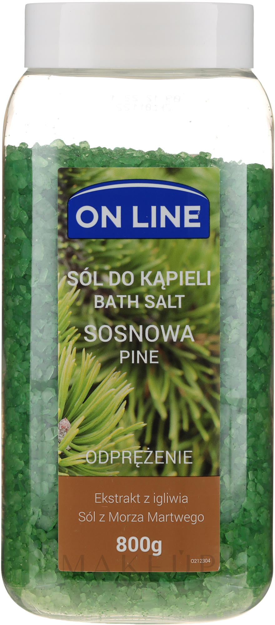 Fußbadesalz mit Kiefernduft - On Line Pine Tree Bath Salt — Bild 800 g