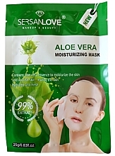 Düfte, Parfümerie und Kosmetik Feuchtigkeitsspendende Gesichtsmaske mit Aloe Vera - Sersanlove Aloe Vera Moisturizing Mask