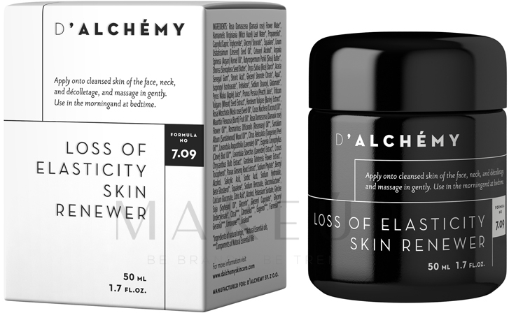 Straffende und glättende Anti-Aging Gesichtscreme - D'Alchemy Loss of Elasticity Skin Renew — Bild 50 ml