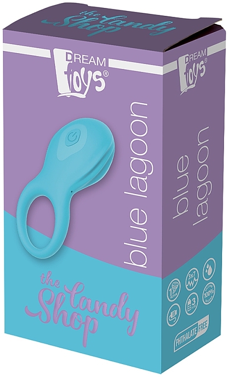 Vibrierender Penisring - Dream Toys The Candy Shop Blue Lagoon — Bild N1