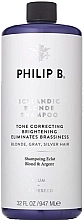 Aufhellendes Shampoo für blondes und graues Haar - Philip B Icelandic Blonde Shampoo — Bild N2