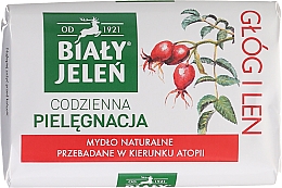 Hypoallergene Naturseife mit Weißdornextrakt - Bialy Jelen Hypoallergenic Soap Hawthorn — Bild N2