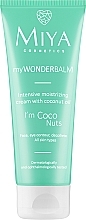 Intensiv feuchtigkeitsspendende Gesichtscreme mit Kokosöl - Miya Cosmetics My Wonder Balm I’m Coco Nuts Face Cream — Bild N1