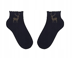 Düfte, Parfümerie und Kosmetik Damensocken 3/4 Reh schwarz - Moraj