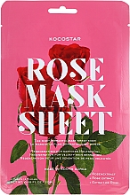 Düfte, Parfümerie und Kosmetik Lifting-Tuchmaske mit Rosenextrakt - Kocostar Slice Mask Sheet Rose
