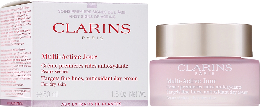 Tagescreme für trockene Haut - Clarins Multi Active Antioxidant Day Cream For Dry Skin — Bild N2