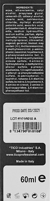 Permanente, professionelle Creme-Haarfarbe ammoniakfrei - Tico Professional Ticolor Ammonia Free — Bild N3