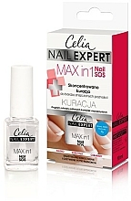 Düfte, Parfümerie und Kosmetik Konzentrierte Nagelbehandlung für stark beschädigte Nägel - Celia Nail Expert Max in 1