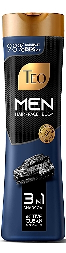 3in1 Shampoo für Männer - Teo Beauty Men 3 In 1 Shampoo Fresh Energy — Bild N2