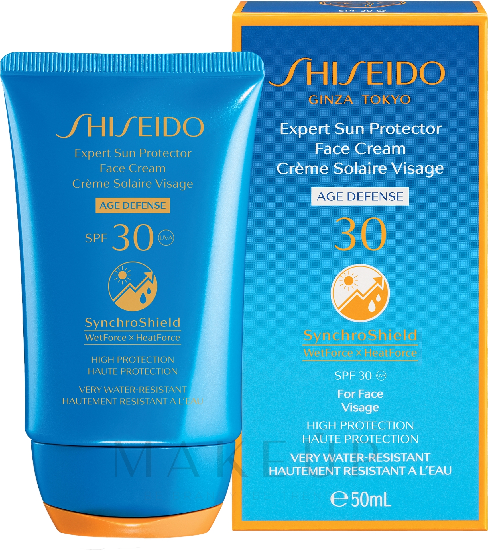 Sonnenschutzcreme für das Gesicht SPF 30 - Shiseido Expert Sun Protection Face Cream SPF30 — Bild 50 ml