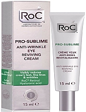 Düfte, Parfümerie und Kosmetik Regenerierende Anti-Falten Augenkonturcreme - RoC Pro-Sublime Anti-Wrinkle Eye Reviving Cream
