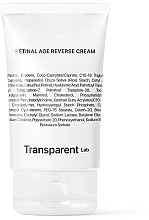 Düfte, Parfümerie und Kosmetik Anti-Aging-Gesichtscreme mit Retinal und Bakuchiol - Transparent Lab Retinal Age Reverse Cream