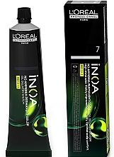Ammoniakfreie Haarfarbe - L'Oreal Professionnel Inoa No Ammonia Permanent Color Mix 1+1 (Erhältlich ohne Oxidationsmittel) — Bild N2