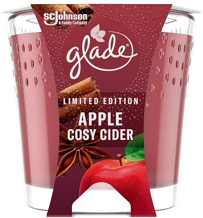 Duftkerze Apfelwein und Zimt - Glade Apple Cozy Cider Candle — Bild N1